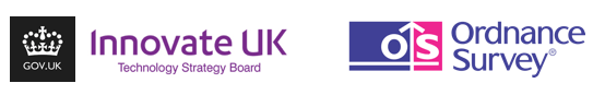 Innovate UK and Ordnance Survey logos